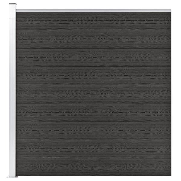 vidaXL Clôture de jardin WPC 175x186 cm Gris