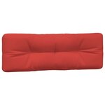 vidaXL Coussins de palette lot de 2 rouge tissu