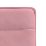 vidaXL Chaises à manger lot de 4 Rose Velours