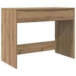 vidaXL Bureau Chêne artisanal 100 x 50 x 78 cm Bois d'ingénierie
