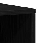 Ensemble de meubles de salle de bain 3 pièces vidaXL Chêne noir Bois d'ingénierie
