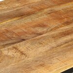 vidaXL Table à dîner 110x60x76 cm Bois de manguier massif