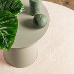 vidaXL Tapis HUARTE à poils courts doux et lavable beige Ø 160 cm