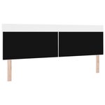 vidaXL Tête de lit Montage mural avec tête de lit Blanc 180 cm PVC