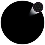 vidaXL Couverture de piscine Noir 210 cm PE