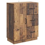 vidaXL Buffet Bois ancien 66 x 34 5 x 87 cm Bois d'ingénierie