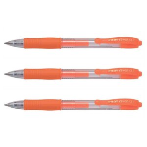 Stylo à encre gel G2 07 Néon orange néon x 3 PILOT