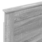vidaXL Tête de lit Gris Sonoma 100 cm Bois d'ingénierie