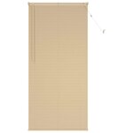 vidaXL Store Vénitien Réglable Marron clair avec motif 213 x 90 cm PVC