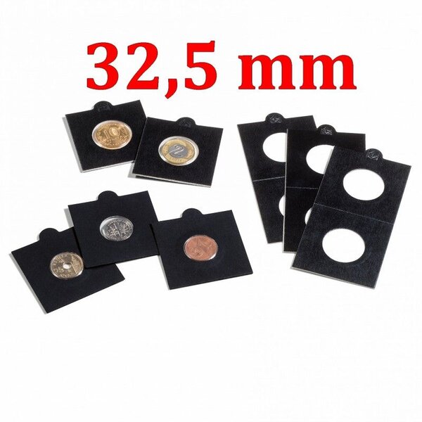 Etui carton noir Matrix pour monnaies jusqu'à 32 5mm.