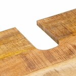 vidaXL Meuble sous Lavabo de Salle de Bain Naturel 62 x 33 x 58 cm