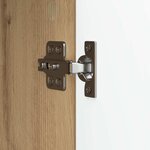 vidaXL Meuble TV 99 x 34 5 x 50 cm Chêne artisanal Bois d'ingénierie