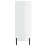 vidaXL Armoire à étagères blanc brillant 69 5x32 5x90 cm