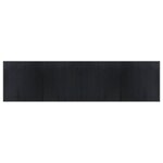 vidaXL Tapis rectangulaire gris 100x400 cm bambou