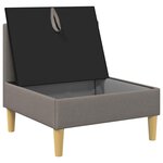 vidaXL Sofa avec rangement Tissu