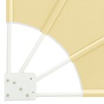 vidaXL Écran de confidentialité pour balcon Couleur sable 140 x 140 cm