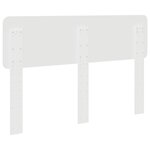 vidaXL Tête de lit Blanc Brillant 140 cm Bois d'ingénierie