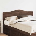 vidaXL Tête de lit Chêne brun 140 cm Bois d'ingénierie