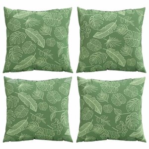 vidaXL Coussins Throw 4 Pièces Multicolore 60 x 60 cm tissu
