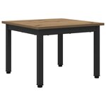 vidaXL Table basse Chêne artisan 50 x 50 x 36 cm Bois d'ingénierie