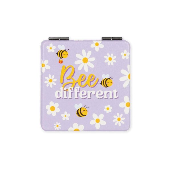 Miroir de sac à main avec miroir grossissant  Motif Bee