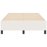 vidaXL Cadre de lit Crème 120 x 190 cm Tissu en velours côtelé