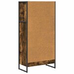 vidaXL Bibliothèque Chêne Fumé 80 x 30 x 155 cm Bois d'ingénierie
