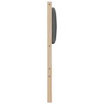 vidaXL Tête de lit capitonnée avec tête de lit Marron 80 cm Pin massif