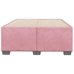 vidaXL Cadre de lit sans matelas rose 120x200 cm velours