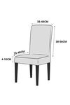 Housses de chaise en velours 56 x 48 x 48 cm - Doré