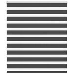 vidaXL Store zèbre noir 125x100 cm largeur du tissu 120 9 cm polyester