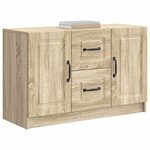 vidaXL Buffet Chêne Sonoma 89 x 34 5 x 57 cm Bois d'ingénierie