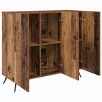 vidaXL Buffet Marron 90 x 34 x 80 cm Bois d'ingénierie