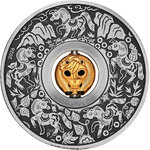 Pièce de monnaie en Argent 1 Dollar g 31.1 (1 oz) Millésime 2023 Rotating Charm YEAR OF THE HORSE (PRÉCOMMANDE)