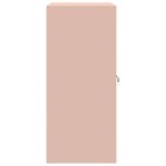 vidaXL Armoire de rangement Rose 80 x 40 x 90 cm Acier