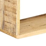 vidaXL Ensemble d'étagère cube 3 Pièces bois solide de manguier