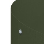 vidaXL Cache-pot de jardin Vert olive 40 x 40 x 20 cm Acier