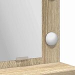 vidaXL Coiffeuse Chêne sonoma 79 x 41 x 135 cm Bois d'ingénierie