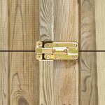 vidaXL Abri à vélo de jardin 232x110x170 cm Bois de pin imprégné