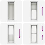 vidaXL Store plissé gris clair 45x100 cm largeur du tissu 44 4 cm