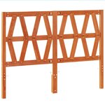vidaXL Tête de lit cire marron 160 cm bois massif de pin
