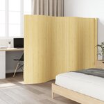 vidaXL Cloison de séparation naturel clair 165x400 cm bambou