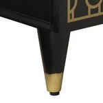 vidaXL Table de chevet 50x33x60 cm bois de manguier massif