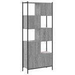vidaXL Bibliothèque sonoma gris 72x28x172 cm bois d'ingénierie