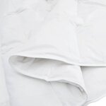 vidaXL Couette Autre avec oreiller 3 Pièces Blanc 200 x 220 cm Bas