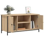 vidaXL Meuble TV Chêne sonoma 100x40x50 cm Bois d'ingénierie