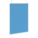 vidaXL Store plissé bleu 90x100 cm largeur du tissu 89 4 cm polyester