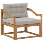 vidaXL Sofa de milieu extérieur Naturel