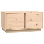vidaXL Table basse 80x50x40 cm Bois massif de pin