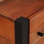 vidaXL Buffet avec tiroir Marron 55 x 30 x 75 cm Bois d'Acacia Massif